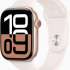 Смарт-часы Apple Watch Series 10 A2999,  46мм,  2.1",  белый/розовое золото [mwwt3lw/a]